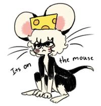 Its on the mouse