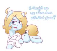 No energy, head empty,  have a pony [AyvieArt sona ponified]