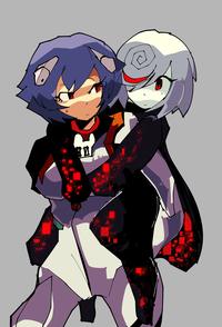 They got both the JP and EN voice actress for Rei to do the voice of Sage. Megumi Hayashibara for JP and Ryan Bartley (Netflix dub of Evangelion) for EN