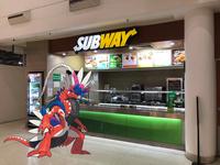 DISABLED TOILET A Express Pick-up S SUBWAY CATERING UBER COMBO Sub Savers 2 Flavour packed WRAPS avo BUW SALADS FLAVOURS try New Southern Phicken YOUR BASE