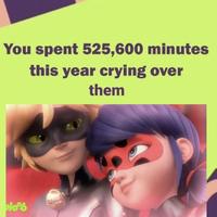 You spent 525,600 minutes this year crying over them plo%