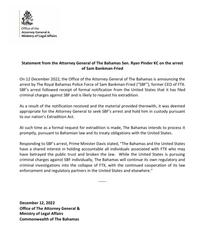 Bahamas Statement