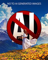 NO TO AI GENERATED IMAGES N