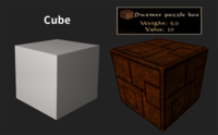 Cube Dwemer puzzle box Weight: 5.0 Value: 10