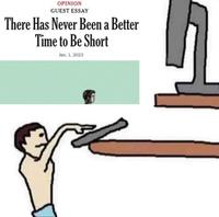 OPINION GUEST ESSAY There Has Never Been a Better Time to Be Short Jan. 1, 2023