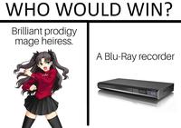 WHO WOULD WIN? Brilliant prodigy mage heiress. A Blu-Ray recorder 20110 G