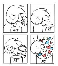 ART HARD WORK Be Proud Positivity self-loving ART ART 31 I 22 ART