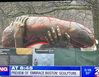 MEMORIAL AP ISSION oral will be anchore 2023, where, in 196 Nghest Meals K Hank Wills Thoma resle a virg Contta Scott King and D together in 1005 Freedom Dostan THANK YOU FOR RESPECTING THE ARTWORK OF THESE LOCAL ARTISTS BY NOT DEFACING THIS PUBLIO ART STALLATION King Bestin envialona an hokaive and equitable Boston Acting int recasting Aure is sarnal to imagining and representations and practices prod As a part econysion BTA, CURLER kaly transform Doston int intice. The Untrace ay that cenis will spark a new public conversation in Boston today The Entrace Man Art Commission NG AT 6:45 NN ZAHIRAH NUR TRUTH FENWAY 100 PREVIEW OF 'EMBRACE BOSTON' SCULPTURE 5:18 31° BOS 2 NE