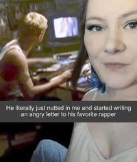 He literally just nutted in me and started writing an angry letter to his favorite rapper