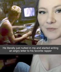 LIA He literally just nutted in me and started writing an angry letter to his favorite rapper