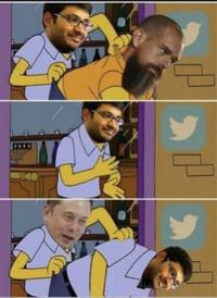 "Carlos Maza" throws Jack out just to be thrown out by Musk.