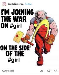 watothoughts blad van death2america Follow I'M JOINING THE WAR ON #girl ON THE SIDE OF THE #girl 1,510 notes t] 3