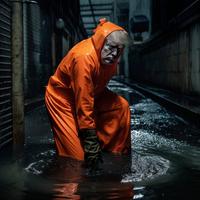 Trump Escaping from Prison (AI art)