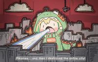 Han MONSTER H T Pikamee: ...and then i destroyed the entire city! Fl VOUUU