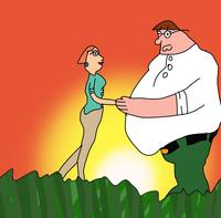 Peetah and Lois at Sunset