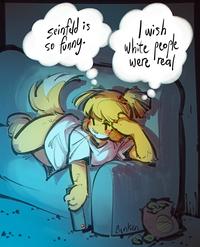 Seinfeld is funny. SO I wish white people were real Panken 20