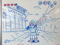 (T GRIDS WAFFLE HOUSE 099 - + हउ מוויי? MU VI Attack CCM Wh Doe 圈 un z Tur и n