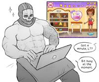 158 Pick out an outfit and make-up here! girly-games.com Playbela.com Got a minute, LT? Bit busy at the moment.