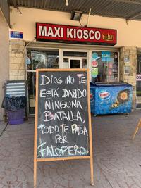 ONRAY PROPIEDAD VIGILADA MEGA SEGURIDAD MAXI KIOSCO CONTROLE SU VUELTO NO SE ACEPTAN SRECLAMOS BOADO PAGO OXOBEYES Dios NO TE ESTÁ DANDO NINGUNA BATALLA TODO TE PASA POR FALOPERO estle igor Personal Claro cargas M 6 MOVISTAR PREPAGO VIENE CON TODO ACA chips FRARE SUBE Nestle Frigor Solo Frigor SPEED BOLITE Festival Uruguayo EPA! 1777 ON