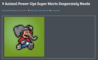 9 Animal Power-Ups Super Mario Desperately Needs By David Wolinsky June 28, 2012 Daily Lists, Video Games 0 Comment