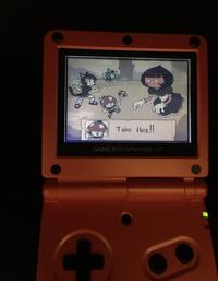 Take this!! GAME BOY ADVANCE SP + O
