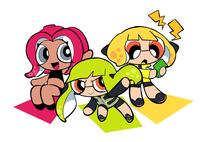 파워퍼프걸처럼 스플래툰 그리기