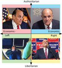 Economic- Left Authoritarian SHERIFF ULTON COUNTY SHERIFES PATRICK LABAT S OFFICE MP MP TRU GREAT! KEEP AMERICA O 202 r 2020 Libertarian Economic- Right PENCE KEEP AMERICA GREAT! TRUMP KEEP AMERICA GREAT! 2020