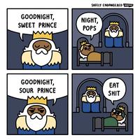 GOODNIGHT, SWEET PRINCE GOODNIGHT, SOUR PRINCE SAFELY ENDANGERED WEBTOON NIGHT, POPS | n EAT S--- P