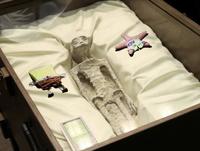 Alien corpses on display.