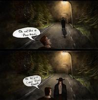 a Oh no! its Phantom. Oh its just Caleb from Blood.