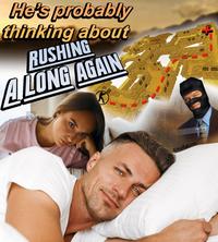 He's probably thinking about RUSHING ALONG AGAIN Adobe Stock dobe Stock 192 gemyttes KinoFabino Adobe Stock dove Stock әфору