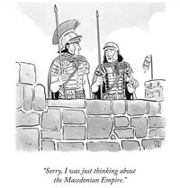 "Sorry, I was just thinking about the Macedonian Empire." SPOX PG