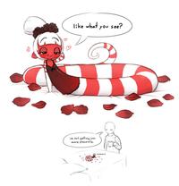 like what you see? CH S im not getting you more presents. awww:(