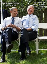 You invaded Trump's safe space? WANAON Yeah. Then told his cult followers we were accepting converts