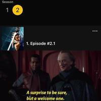 Season 1 2 1. Episode #2.1 A surprise to be sure, but a welcome one.