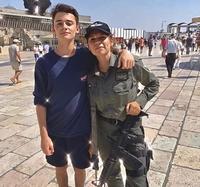 Noah Schnapp Israeli Police Photo