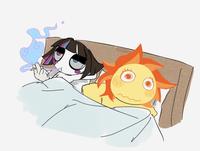 Smoking In Bed Redraw on Twitter