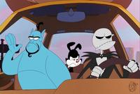 Jack, Genie, and Yakko Warner