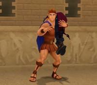 kingdom hearts is so f------ funny like that’s literally hercules carrying cloud strife