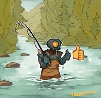 A new fishing game from a small indie company has just released and it's really fun to play.

Just remember:

<i>The Size 2 Fish does not exist</i>