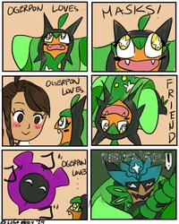 OGERPON, LOVES. OGERPON LOVES. J · satia ebby '24 OGERPON LOVES MASKSI 2 HR-143 F D REVENGE!!