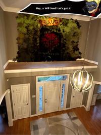 Inaccessible Foyer Landing In Suburban Design