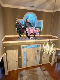 Inaccessible Foyer Landing In Suburban Design