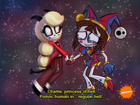 09 Charlie, princess of hell. Pomni, human in... regular hell! TEHNUTBALL
