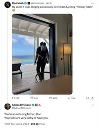 Adrian Praises Elon's parenting