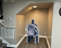 Vergil and his plastic lawn chair
