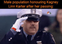 Male population honouring Kagney Linn Karter after her passing: TED