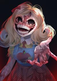 Crazy weeping angel lady who cannibalized her sisters, talks to her morning star, and kills intruders.

Kinda hot tho....hmm. 