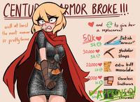 CENTUR well at least the next armor is pretty tame ARMOR BROKE !!! 50k and to give her a replacement 5kQ 30,000 3k2 20,000♥ 2k 10000 Ike 5000 18 Pictish "armor" gladiator straps extra buff musculata Sleeveless linothorax 00 APPROVED! Chairmail