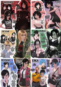 Maybe a future entry on KYM for Veyonis. References a lot of memes in his art using these recurring characters. Everyone here seems to like Yuna (yes best girl). So here's the character bios for each girl. 